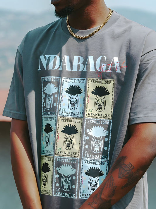 NDABAGA MULTI-STAMPS TEE