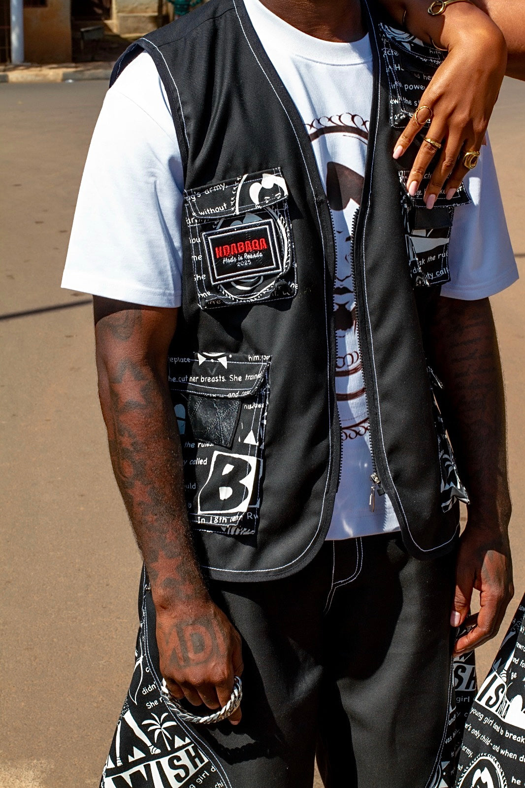 The Story Black Military Vest