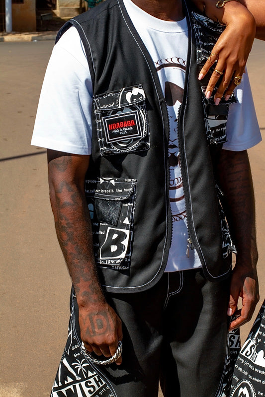 The Story Black Military Vest